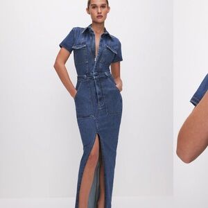 Good American denim dress M